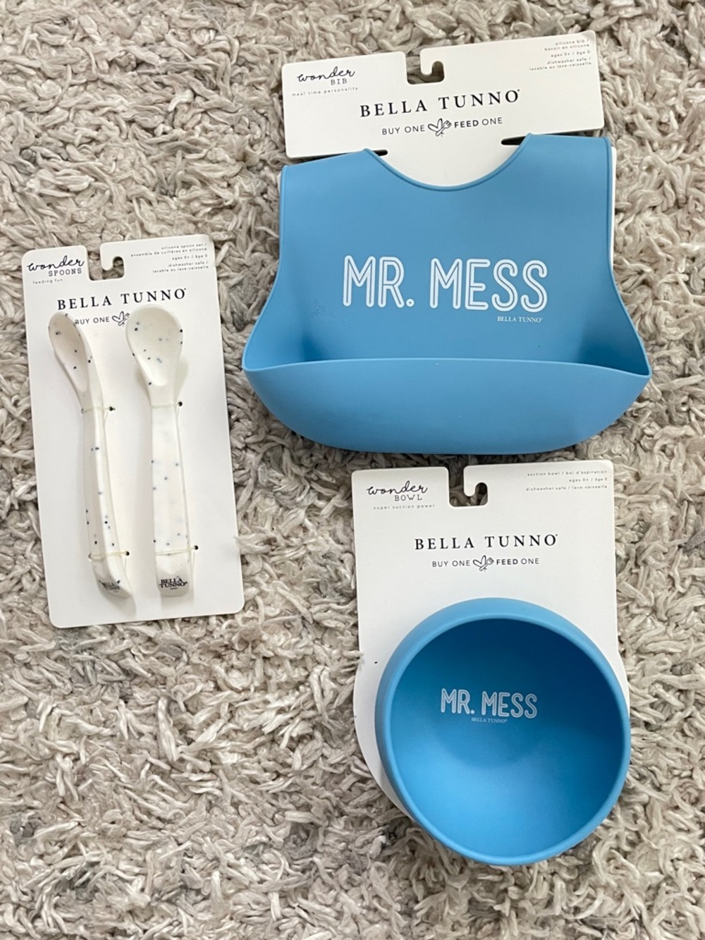 Bella Tunno Wonder bowl and bib set